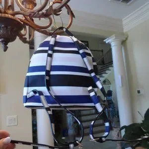 New Kate Spade Multi Color Striped Saffiano Leather Backpack & Money Pouch Set New Kate Spade Multi Color Striped Saffiano Leather Backpack  main image 2